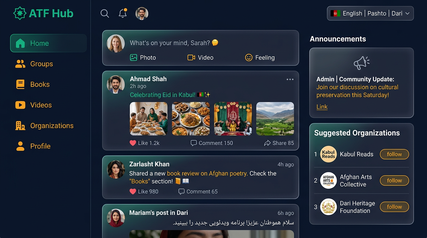 ATF Hub Social Media Platform