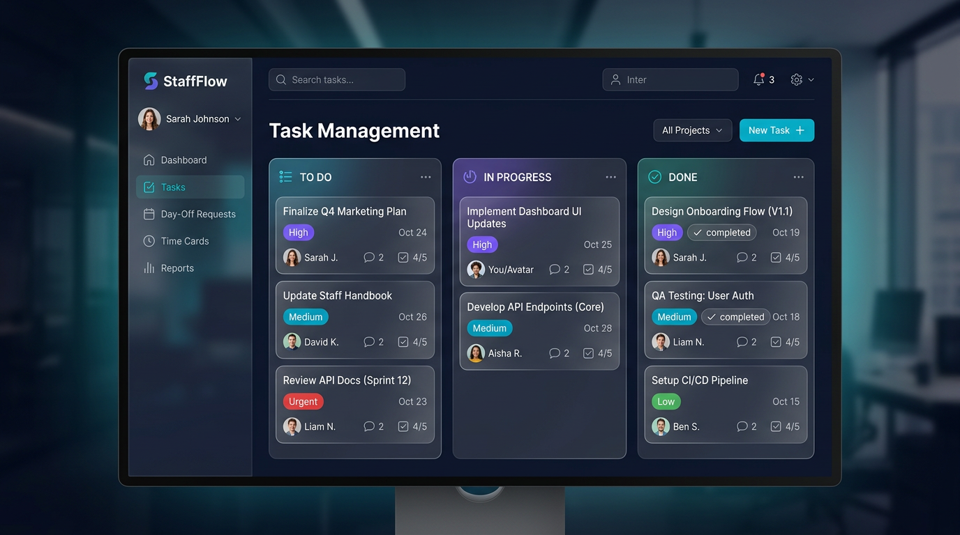 Staff Portal & Task Management